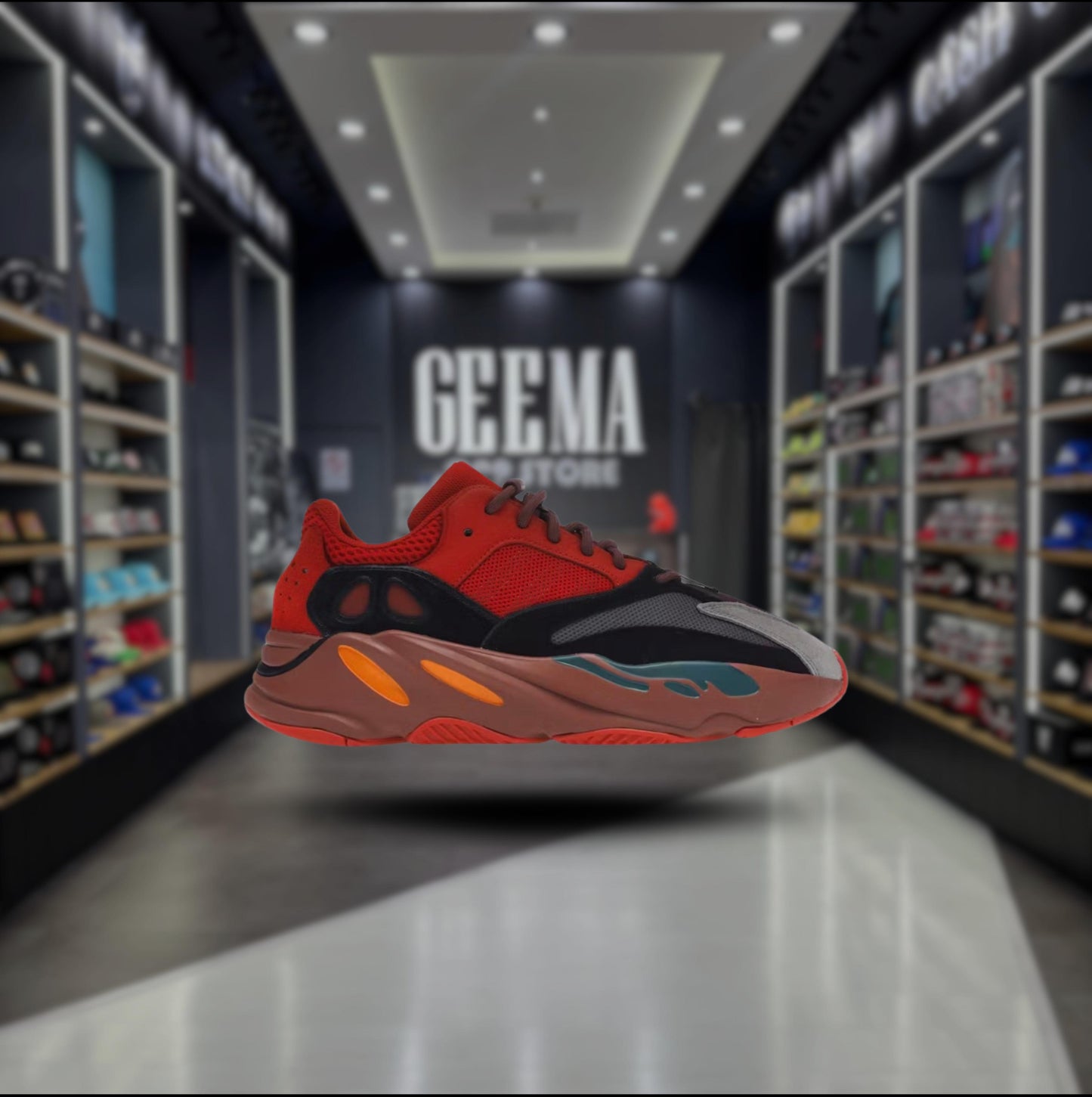 YEEZY 700 "HI RES RED"