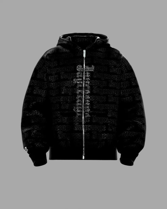 JAYCEEAGE "ZIPGOTHIC HOODIE"